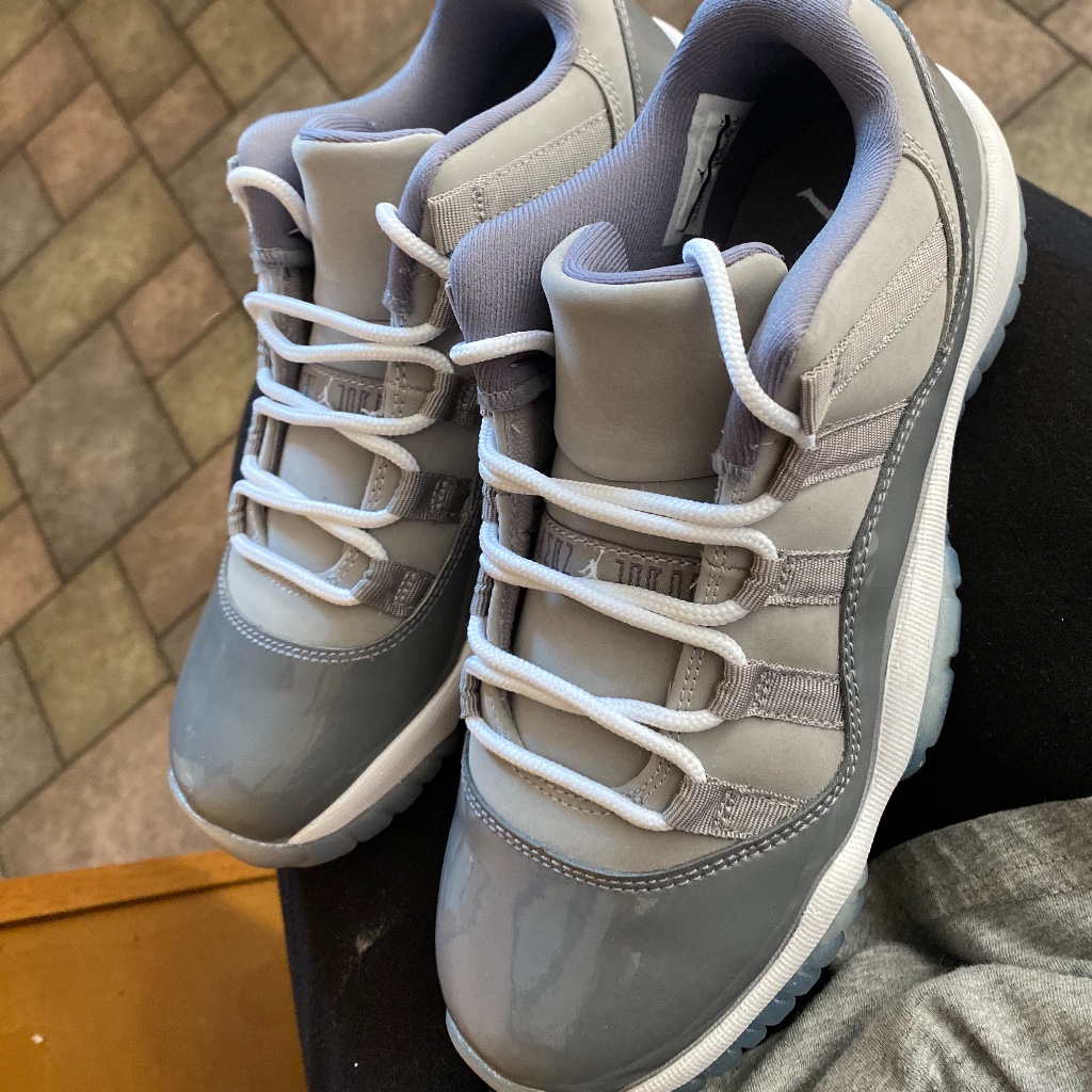 Jordan Shoes Cool Grey Low 1s Poshmark